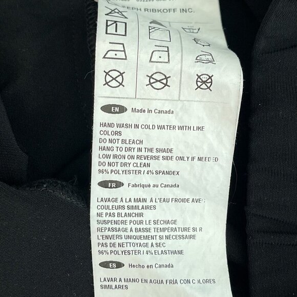 Joseph Ribkoff Black Cargo Pull-On Stretch Jogger Pants Women Size 8 - Picture 7 of 11